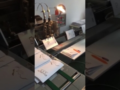 Brossatrice a due teste con cucitura a sella semiautomatica 30 - 80 volte/min