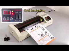LED Display Office Laminator Machine 600mm/Min AC Motor Driven