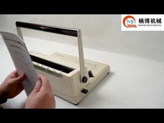 Comb Manual Document Binding Machine Portable For Office
