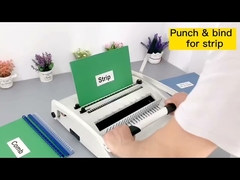 22 Sheets Manual Desktop Binding Machine Electric For Office