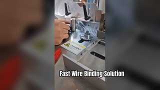WNB-420 Double Loop Wire Binding Machine (macchina per legare fili a doppio anello)
