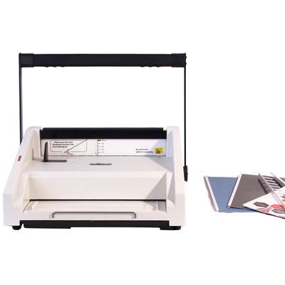 V30 Office School Desktop 11 Pins 12 Pins Velo Strips Binding Binder Machine Manual Punching Electric Velo Binding Machine per ufficio